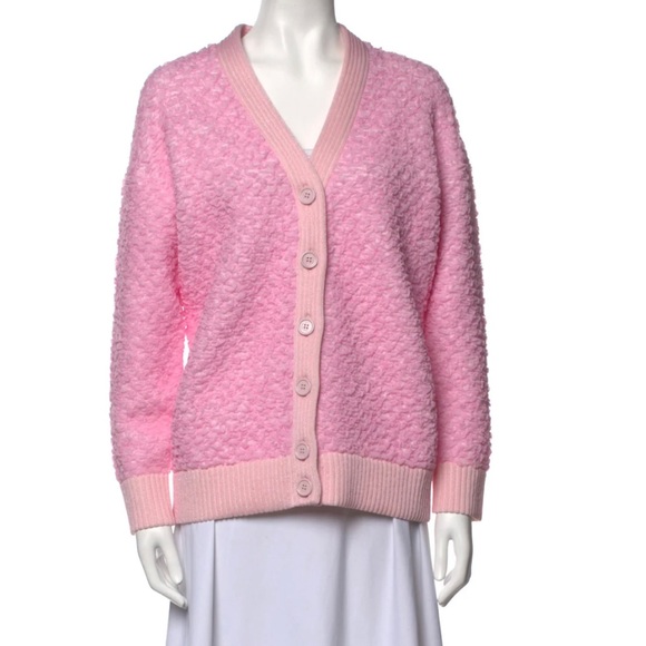 Fendi Cardigan Pink Sweater - Picture 5 of 6